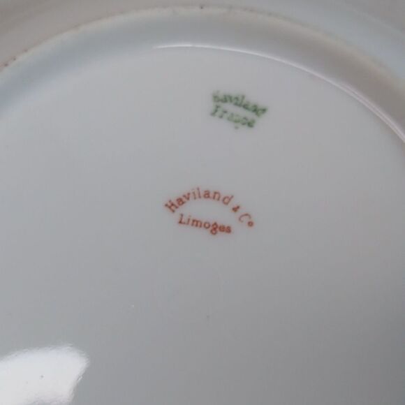 Antique Haviland France Limoges Berry/sauce Bowls Pink Rose (6) - Picture 9 of 10